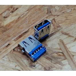 Conector de USB C/ Ligação em Baixo C/ Tamanho A: 6 mm L: 13 mm C:17 mm P:9 Ref: 13