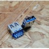 Conector de USB C/ Ligação em Baixo C/ Rebordo em Cima C/ Tamanho A: 6 mm L: 13 mm C:16 mm P:9 Ref: 48