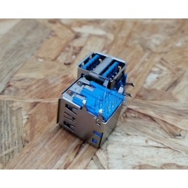 Conector de USB C/ Ligação em Cima C/ Tamanho A: 15 mm L: 13 mm C:18 mm P:18 Ref: 20