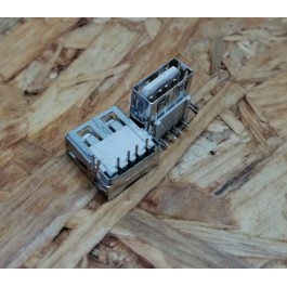 Conector de USB C/ Ligação em Cima C/ Tamanho A: 6 mm L: 13 mm C:14 mm P:4 Ref: 14