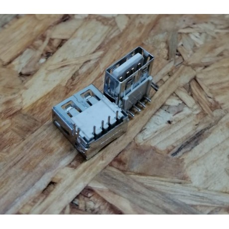 Conector de USB C/ Ligação em Cima C/ Tamanho A: 6 mm L: 13 mm C:14 mm P:4 Ref: 14
