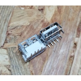 Conector de USB C/ Ligação em Cima C/ Tamanho A: 6 mm L: 13 mm C:10 mm P:4 Ref: 31