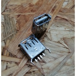 Conector de USB C/ Ligação em Baixo C/ Tamanho A: 7 mm L: 13 mm C:14 mm P:4 Ref: 42