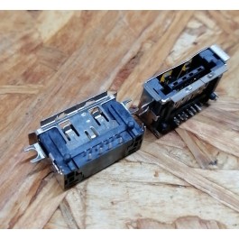 Conector de USB C/ Ligação no Meio C/ Tamanho A: 7 mm L: 19 mm C:12 mm P:11 Ref: 61