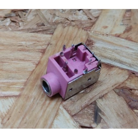 Conector Audio & Microfone Rosa C/ Tamanho A: 9 mm L: 10 mm C:13 mm P:8 Ref: 128