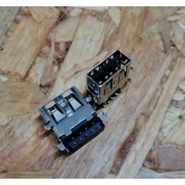 Conector de USB C/ Ligação em Cima C/ Tamanho A: 6 mm L: 13 mm C:15 mm P:9 Ref: 15