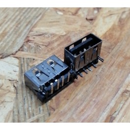 Conector de USB C/ Ligação em Cima C/ Tamanho A: 6 mm L: 13 mm C:10 mm P:4 Ref: 63