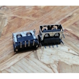 Conector de USB C/ Ligação em Baixo C/ Tamanho A: 6 mm L: 13 mm C:10 mm P:4 Ref: 105