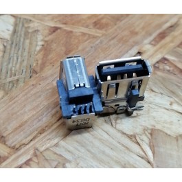 Conector de USB Lateral C/ Ligação na Direita C/ Tamanho A: 6 mm L: 13 mm C:15 mm P:4 Ref: 86