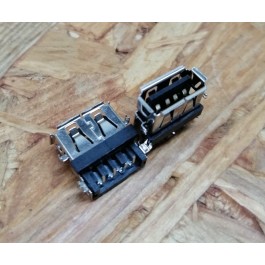 Conector de USB C/ Ligação em Cima C/ Tamanho A: 6 mm L: 13 mm C:14 mm P:4 Ref: 33