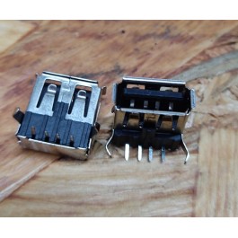 Conector de USB C/ Ligação em Cima C/ Tamanho A: 6 mm L: 13 mm C:14 mm P:4 Ref: 135