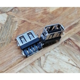 Conector de USB C/ Ligação em Baixo C/ Tamanho A: 6 mm L: 13 mm C:14 mm P:4 Ref: 110