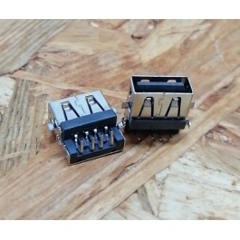 Conector de USB C/ Ligação em Baixo C/ Tamanho A: 6 mm L: 13 mm C:14 mm P:4 Ref: 107