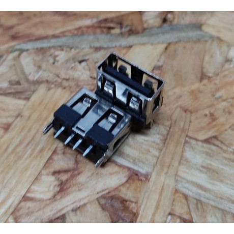 Conector de USB C/ Ligação em Baixo C/ Tamanho A: 6 mm L: 13 mm C:10 mm P:4 Ref: 126