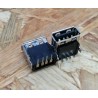 Conector de USB C/ Ligação em Cima C/ Tamanho A: 6 mm L: 13 mm C:14 mm P:4 Ref: 100
