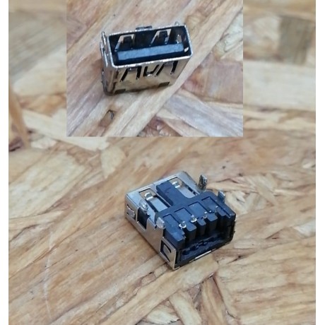 Conector de USB C/ Ligação em Cima C/ Tamanho A: 6 mm L: 13 mm C:15 mm P:4 Ref: 87