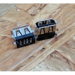Conector de USB C/ Ligação em Baixo C/ Tamanho A: 6 mm L: 13 mm C:12 mm P:4 Ref: 119