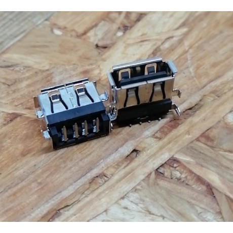 Conector de USB C/ Ligação em Baixo C/ Tamanho A: 6 mm L: 13 mm C:12 mm P:4 Ref: 119