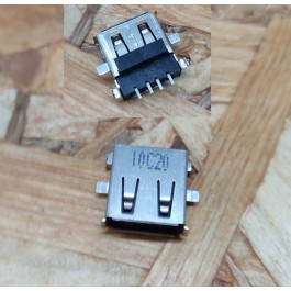 Conector de USB C/ Ligação em Cima C/ Tamanho A: 6 mm L: 13 mm C:14 mm P:4 Ref: 127