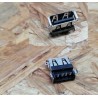 Conector de USB C/ Ligação em Baixo C/ Tamanho A: 6 mm L: 13 mm C:14 mm P:4 Ref: 114