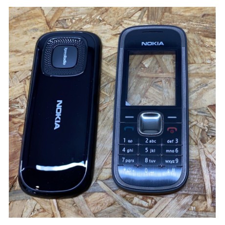 Tampa Frontal & Tampa de Bateria Preta Original Nokia 5030 Ref: 0254990 / 0255034