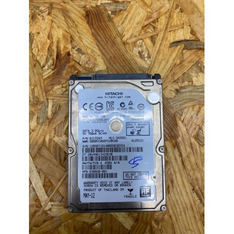 Disco Rigido 750Gb Hitachi HTS727275A SATA 2.5 Recondicionado Ref: 5K750-750