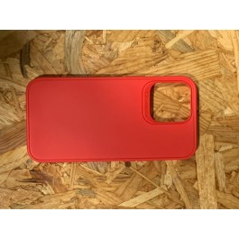 Capa Silicone Vermelho C/ Proteçao de Camera Iphone 13 Pro / Iphone 13 6.1