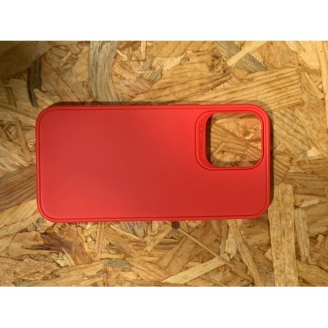 Capa Silicone Vermelho C/ Proteçao de Camera Iphone 13 Pro / Iphone 13 6.1