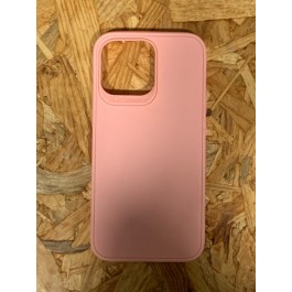 Capa Silicone Rosa C/ Proteçao de Camera Iphone 13 Pro / Iphone 13 6.1