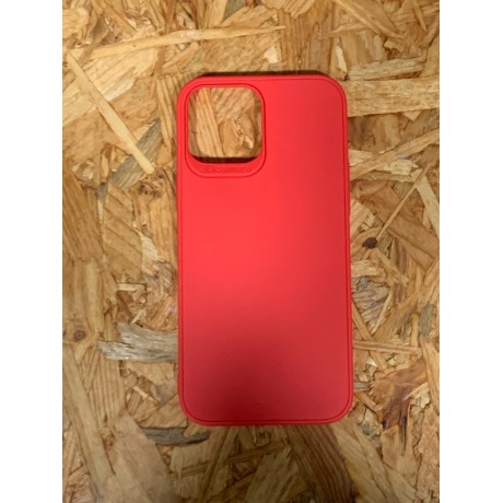 Capa Silicone Vermelho C/ Proteçao de Camera Iphone 13 Pro Max / Iphone 13 6.7