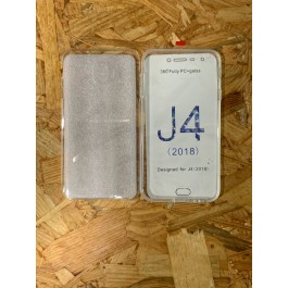 Capa Silicone Transparente 360 Samsung J4 2018