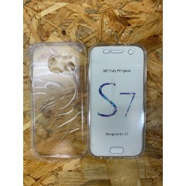 Capa Silicone Transparente 360 Samsung S7
