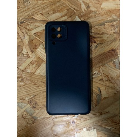 Capa Silicone Rigida C/ Proteçao de Cameras Preto Samsung A12