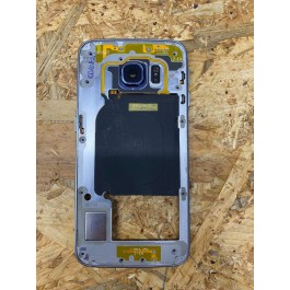 Middle Cover C/ Modulo Buzzer Azul Samsung S6 Edge / Samsung G925f Recondicionado