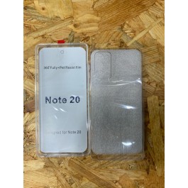 Capa Silicone Transparente 360 Samsung Note 20