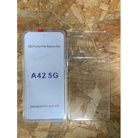 Capa Silicone 360 Transparente Samsung A42 5G