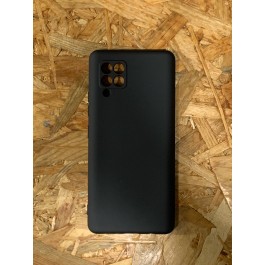Capa Silicone Rigida Preto Samsung A42 5G