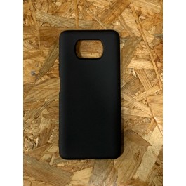 Capa Silicone Borracha Preto Xiaomi Poco X3