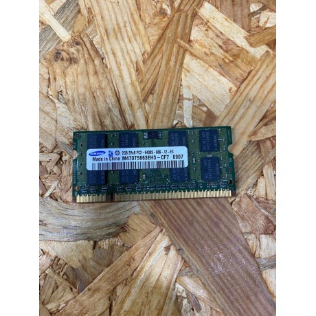 Memoria Ram 2GB DDR2 800Ghz PC2-6400S Recondicionado Nota: De Varias Marcas