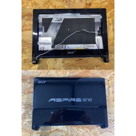 Back Cover LCD & Bezel Acer Aspire One D255E-13DQkk Recondicionado Ref: AP0F30004001 / AP0F30008B0