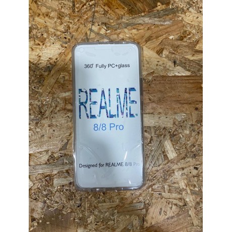 Capa Silicone Transparente 360 Realme 8 / 8 Pro