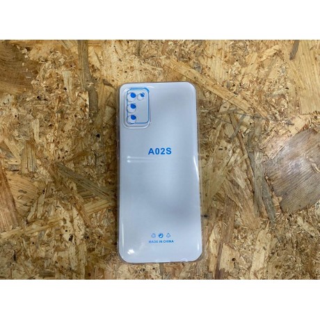 Capa Silicone Rigida C/ Proteçao de Cameras Transparente Samsung A02S