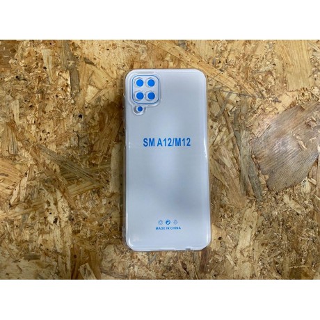 Capa Silicone Rigida C/ Proteçao de Cameras Transparente Samsung A12