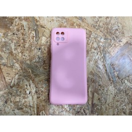 Capa Silicone Rigida C/ Proteçao de Cameras Rosa Samsung A12