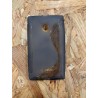Capa Silicone Transparente Preto Nokia 435/532
