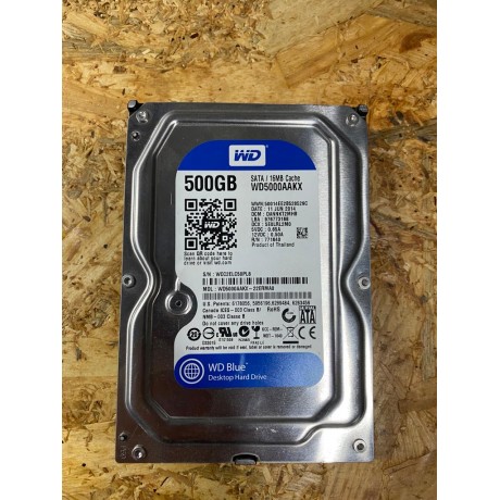 Disco Rigido 500GB WD SATA 3.5 Recondicionado Ref: WD5000AAKX