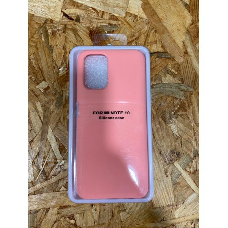 Capa Silicone Rigida Rosa Xiaomi Redmi Note 10