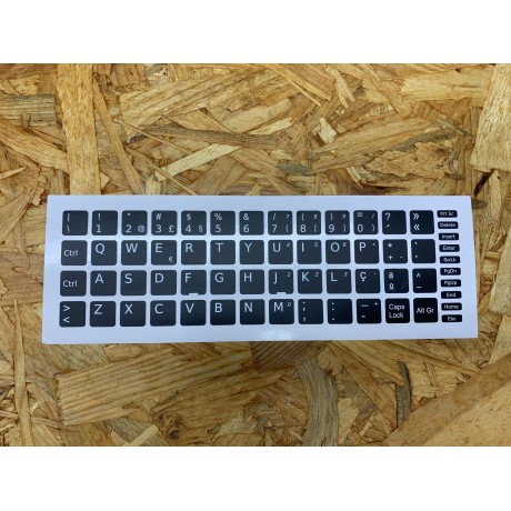 Etiqueta / Autocolante Para Teclado Windows 11X13 mm Preto