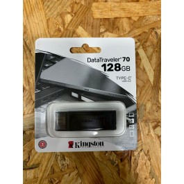 Pen Drive Kingston DataTraveler 70 128GB USB 3.2 Gen1 Preta