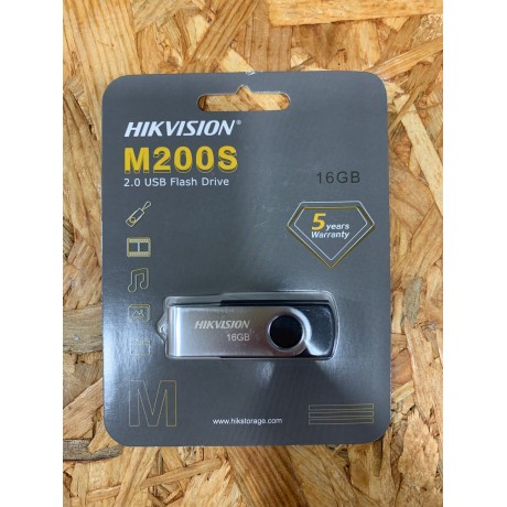 Pen Drive HikVision M200S 16GB USB 2.0 Preta